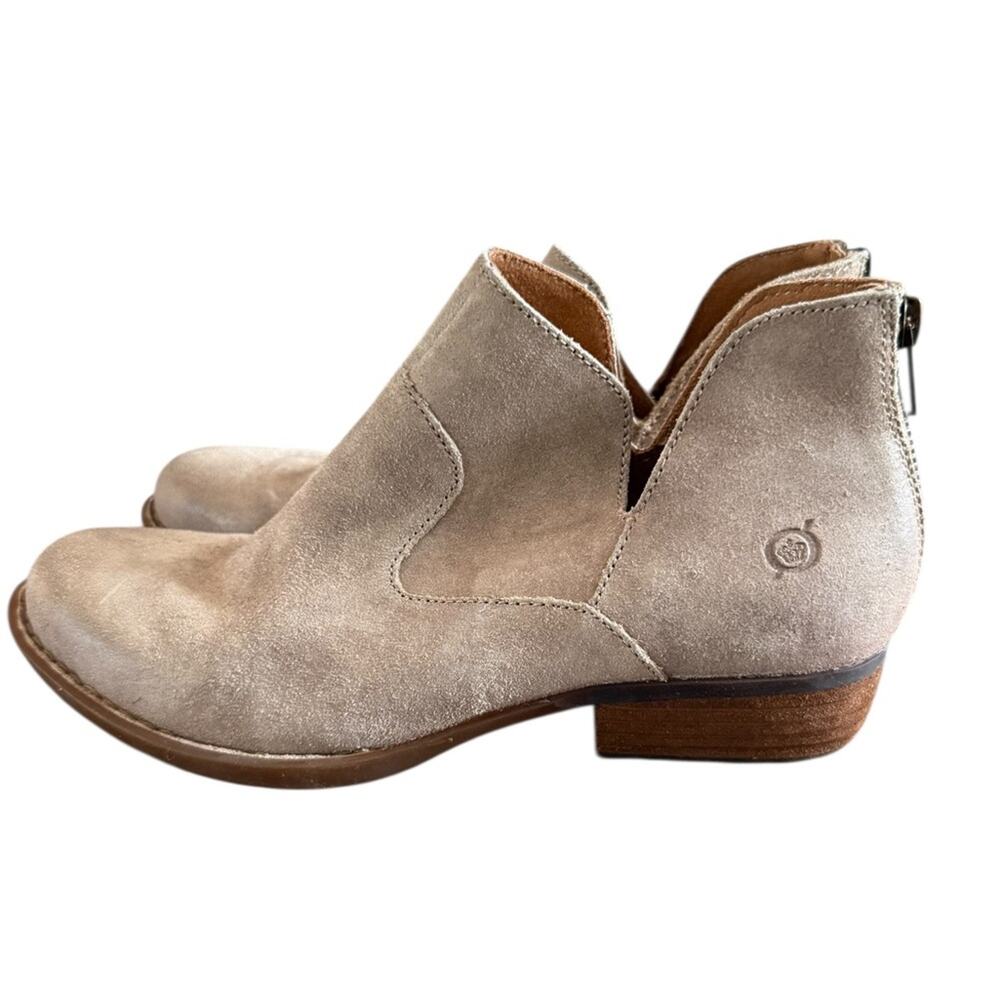 Born Beth Cream Visone Distressed Boots – Sz 9M - Picture 5 of 11